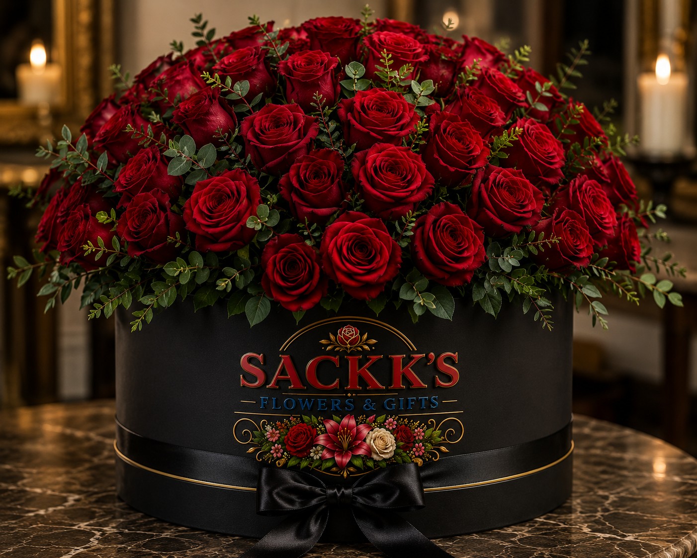 Arreglo de rosas para aniversario